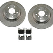 Fits 2008-2013 BMW 135i Rear Brake Rotors & Dash4 Ceramic Pads 34400 CD1372