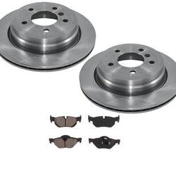 Rotores de freno de disco trasero y pastillas de freno de cerámica para BMW X1 2.0L 2012-2015.