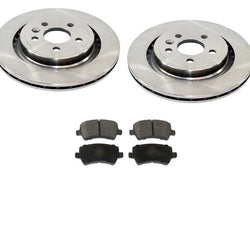 Rotor de freno de disco VENTILADO Trasero 900856 121.39045 W Pastillas de cerámica LLAME AL CLIENTE 