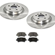 Rotor de freno de disco trasero SOLID 900858 121.39043 W Pastillas LLAME AL CLIENTE 