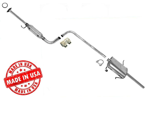 Fits 1995-1997 Metro 1.0 1.3 4 Door Middle Resonator & Muffler Exhaust System