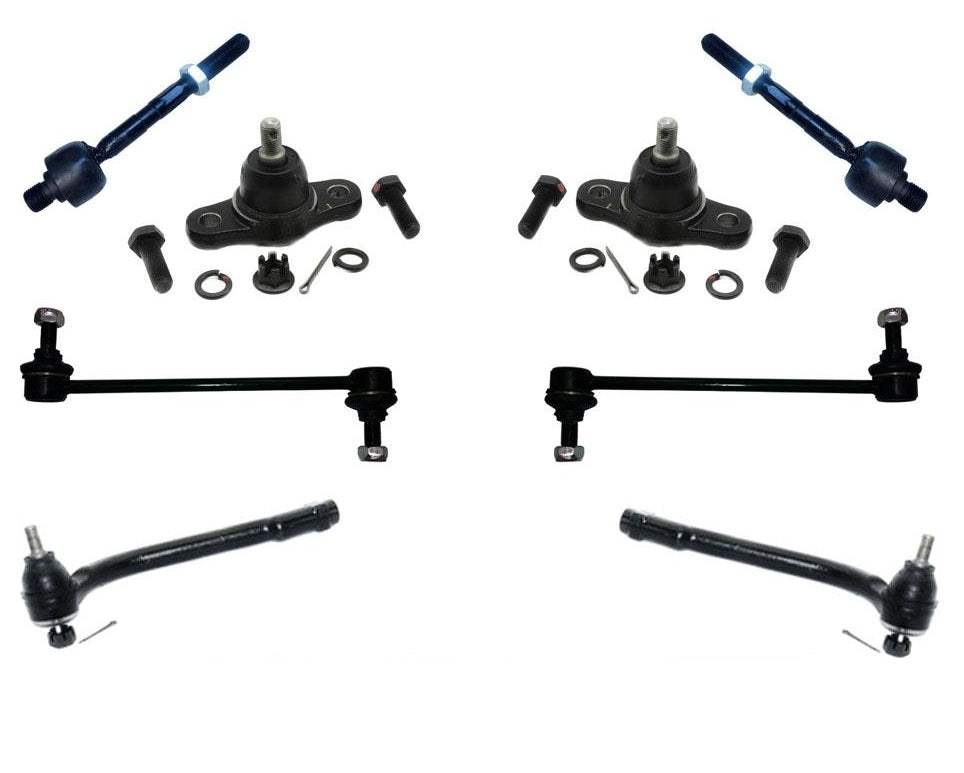 Tie Rods Ball Joints Sway Bar Links for Hyundai Elantra 09-12 & Kia Forte 10-13