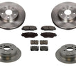 Fits For Lexus IS250 06-08 Front & Rear Brake Rotors & Ceramic Pads 6pc