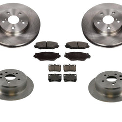 Fits For Lexus IS250 06-08 Front & Rear Brake Rotors & Ceramic Pads 6pc