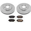 Front Brake Rotors & Ceramic Pads for Lexus iS250 Sedan 4Dr USA Production 09-12