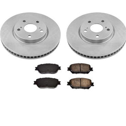 Front Brake Rotors & Ceramic Pads for Lexus iS250 Sedan 4Dr USA Production 09-12