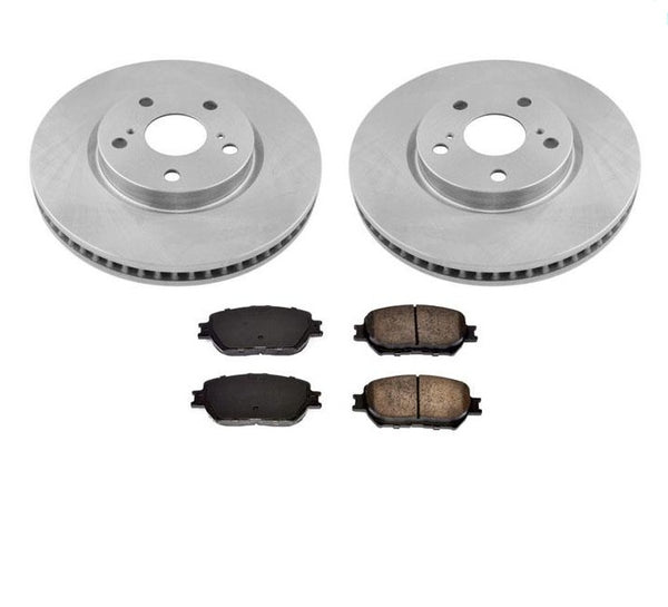 Front Brake Rotors & Ceramic Pads for Lexus iS250 Sedan 4Dr USA Production 09-12