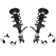 (2) Frt Complete Shock Spring Struts Ball Joints Tie Rods For 03-11 Element 8Pc