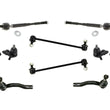 Fits For 03-08 Corolla Lower Ball Joints Tie Rod Ends Frt Sway Bar Links 8Pc Kit