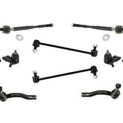 Fits For 03-08 Corolla Lower Ball Joints Tie Rod Ends Frt Sway Bar Links 8Pc Kit
