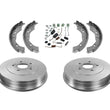 Fits For 08-14 Scion xD Rear Brake Drums Brake Shoes Springs 4Pc Kit