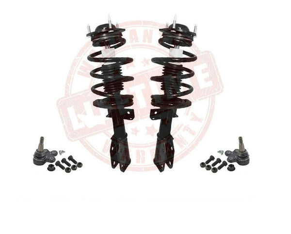 Se adapta a 07-12 Arcadia 09-12 Traverse, puntales de resorte de choque completos, juntas esféricas