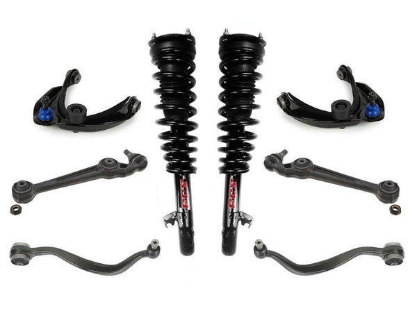 Brazos de control de puntal de resorte delantero 8 piezas para Mazda 6 i 2.3 Transmisión automática 03-07