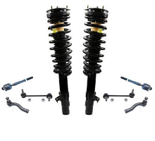 06-09 Fusion Milan 2.3L FWD (2) Front Spring Strut mounts Tie Rods Sway Bar 8Pc