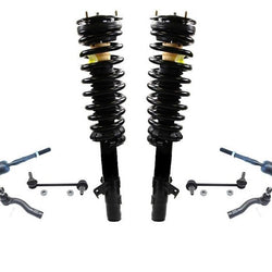 06-09 Fusion Milan 2.3L FWD (2) Soportes de puntal de resorte delantero Barras de amarre Barra estabilizadora 8 piezas