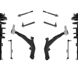 2003-2004 Murano puntales delanteros completos y kit de chasis de 8 piezas brazos inferiores delanteros