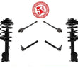 Front Complete Shock Struts Outer & Inner Tie Rods For Murano 2005 2006 2007