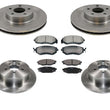 Fits 2012-2015 Impreza Sedan Wagon 2.0L Non Turbo Frt & R Rotors & Ceramic Pads