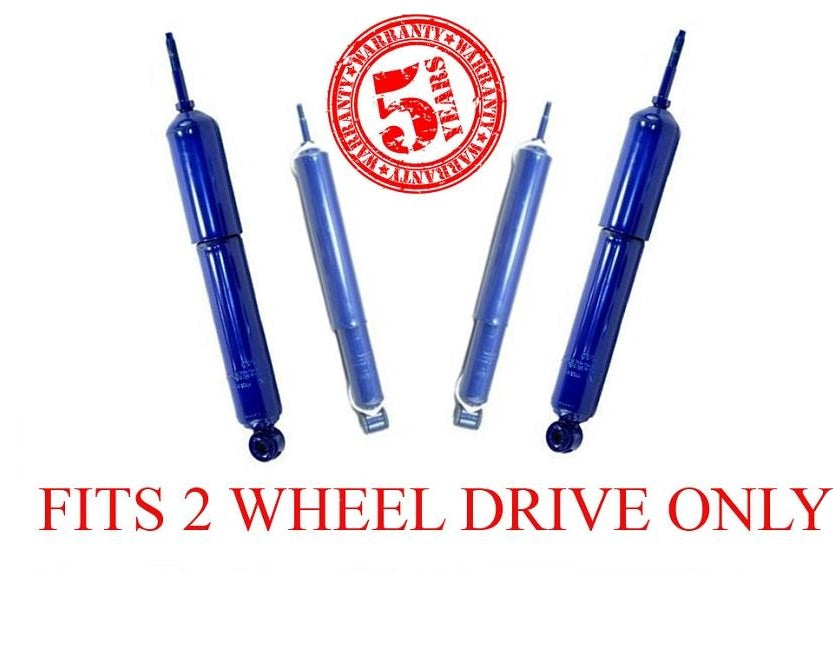 Fits 97-03 F150 2 Wheel Drive Under Front & Rear Monroe Shocks 32302 32303