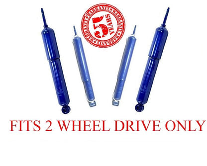 Fits 97-03 F150 2 Wheel Drive Under Front & Rear Monroe Shocks 32302 32303