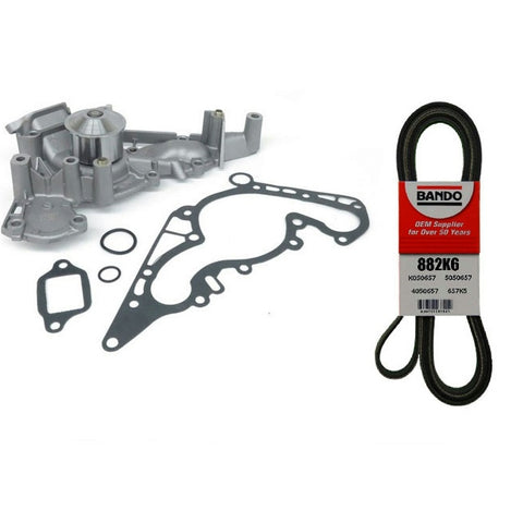 Coolant Water Pump & Engine Drive Belt 03-09 4 Runner 98-07 LX470 4.7L