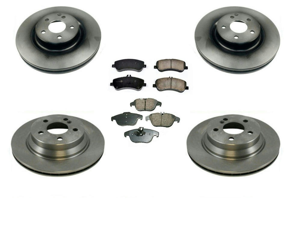 Compatible con rotores de freno delanteros y traseros y pastillas de freno delantero 13-15 GLK250 10-15 GLK350.