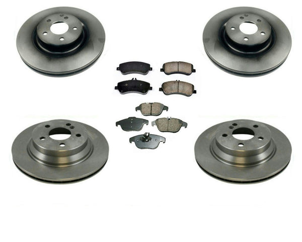 Compatible con rotores de freno delanteros y traseros y pastillas de freno delantero 13-15 GLK250 10-15 GLK350.