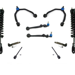 89-97 Thunderbird Upp brazos de control bajos Inn Out barra de acoplamiento puntales de resorte en espiral 10 piezas