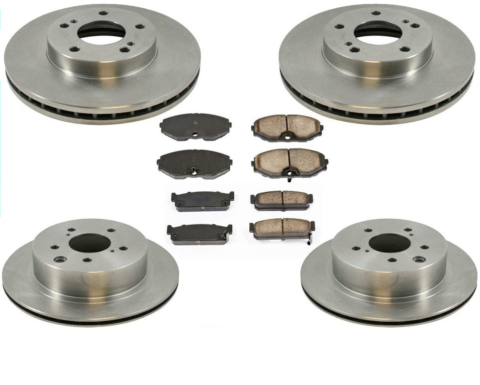 Front & Rear Brake Disc Rotors &  Pads Will Fit 1993-97 Fits Infiniti J30