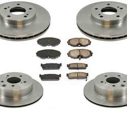 Front & Rear Brake Disc Rotors &  Pads Will Fit 1993-97 Fits Infiniti J30