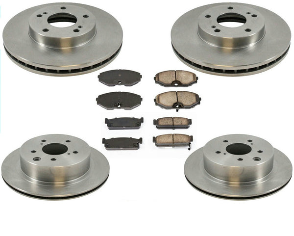 Front & Rear Brake Disc Rotors &  Pads Will Fit 1993-97 Fits Infiniti J30