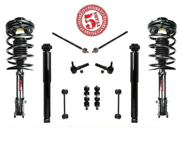 PT CRUISER 2001-2010 Resortes completos y amortiguadores, varillas de amarre y barra estabilizadora