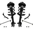 Complete Coil Spring Strut for Acura MDX 2003-2006 Tie Rods Sway Bar Links 6Pc
