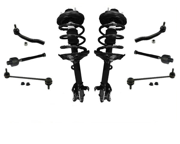Shock Spring Strut Fits Tie Rods Sway Bar Links 8Pc Kit for Acura Mdx 03-06