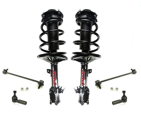 2 amortiguadores delanteros Comp para Lexus RX300 99-03 con tracción delantera, solo 6 piezas