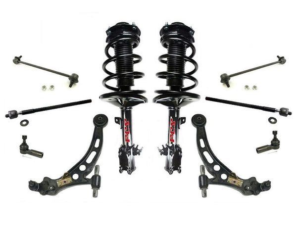 2 amortiguadores delanteros Comp para Lexus RX300 99-03 con tracción delantera, solo 10 piezas