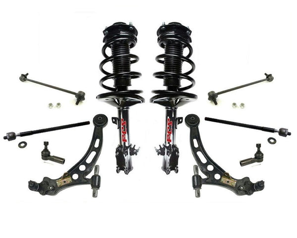 Front Struts Lower Control Arms 10 Pcs Fits 99-03 Lexus RX300 All Wheel Drive