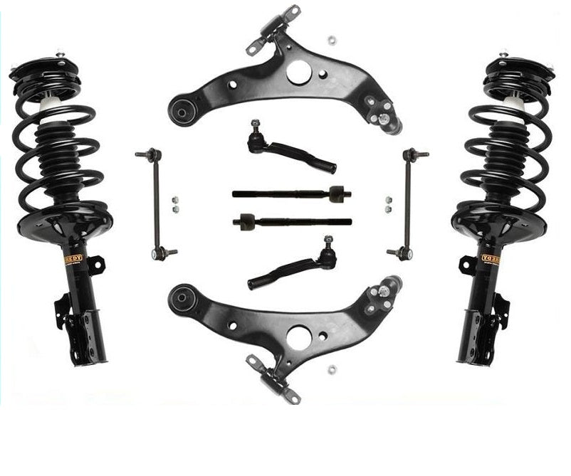 04-06 Sienna Front Complete Struts 8 Pcs Chassis Kit Check FITMENT ON STRUTS!!!