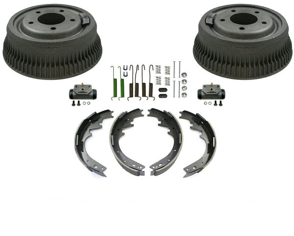 85-97 B150 B1500 85-96 B250 11 x 2.5Inch Brake Drums & Shoes Wheel Cylinders