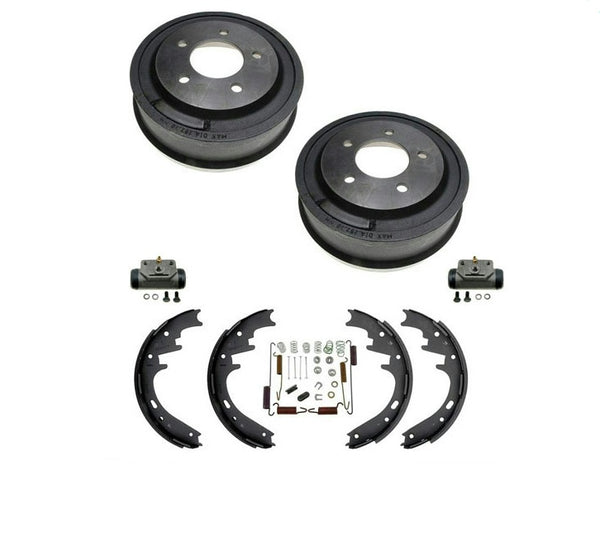 98-02 B150 Dodge Van 1500 Tambores de freno Zapatas Resortes Cilindros de rueda 082 723 7298