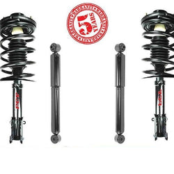 PT CRUISER 2001-2010 Puntales de resorte completos delanteros izquierdo y derecho y amortiguadores traseros