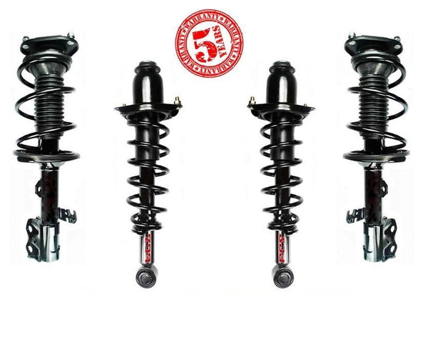 Fits 09-10 Corolla 1.8L Built In USA 4 Sp Automatic 4Pc Complete Strut Assembly