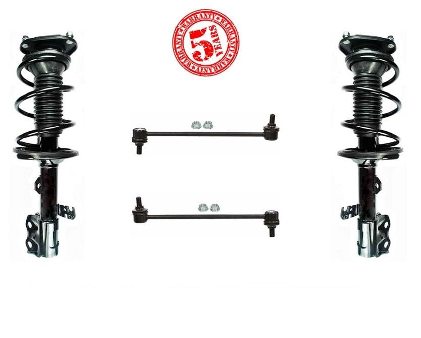 Se adapta a Corolla 09-13 1.8L construido en EE. UU. Puntales de resorte helicoidales completos automáticos de 4 velocidades