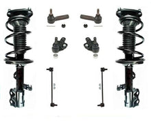 Se adapta al kit de chasis de amortiguadores completos automáticos de 4 velocidades construido en EE. UU. Corolla 09-13, 8 piezas
