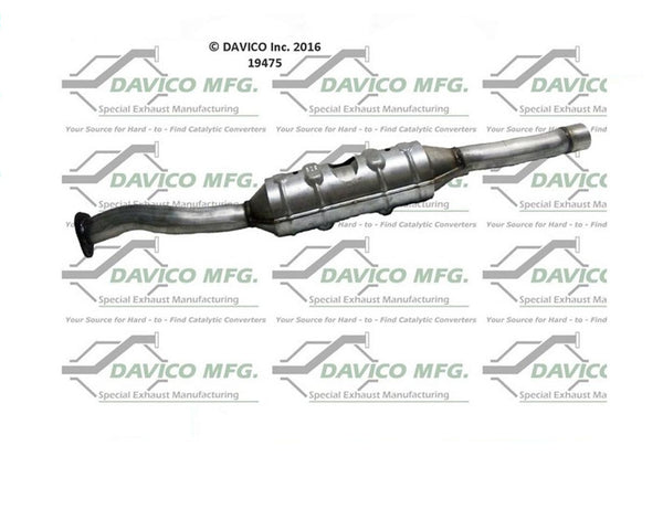 Fits 2000-2004 Ford F250 F350 Super Duty Rear Under Truck Catalytic Converters