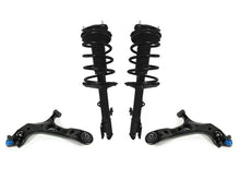 Se adapta a llantas de aleación Rav4 W 06-08 V6 3.5L brazos de control de resortes helicoidales delanteros, 4 piezas