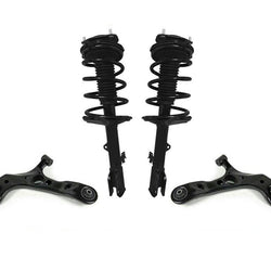 Se adapta a llantas de aleación Rav4 W 06-08 V6 3.5L brazos de control de resortes helicoidales delanteros, 4 piezas