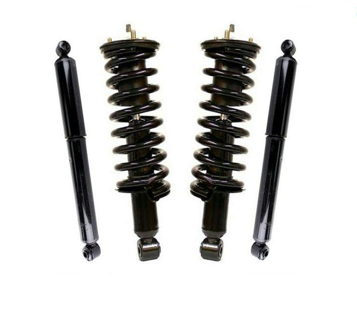 Fits Frontier King Crew Cab Rear Wheel Drive 4.0L Front Coil Spring Struts 4pc