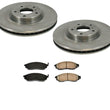 (2) BR900718 31375 320MM = 12 5/8 Rotors With CD888 Ceramic Pads CALL CUSTOMER