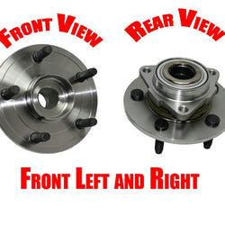 for 02-08 Ram 1500 Pick Up W Rear ABS Only Bearing (2) Hub Assembly R ABS Brakes